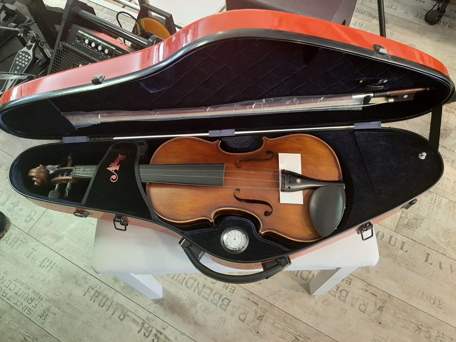  Pagannini Violins AVL235 Masif Ağaç Abanoz Aksam 4/4 Keman Case İle