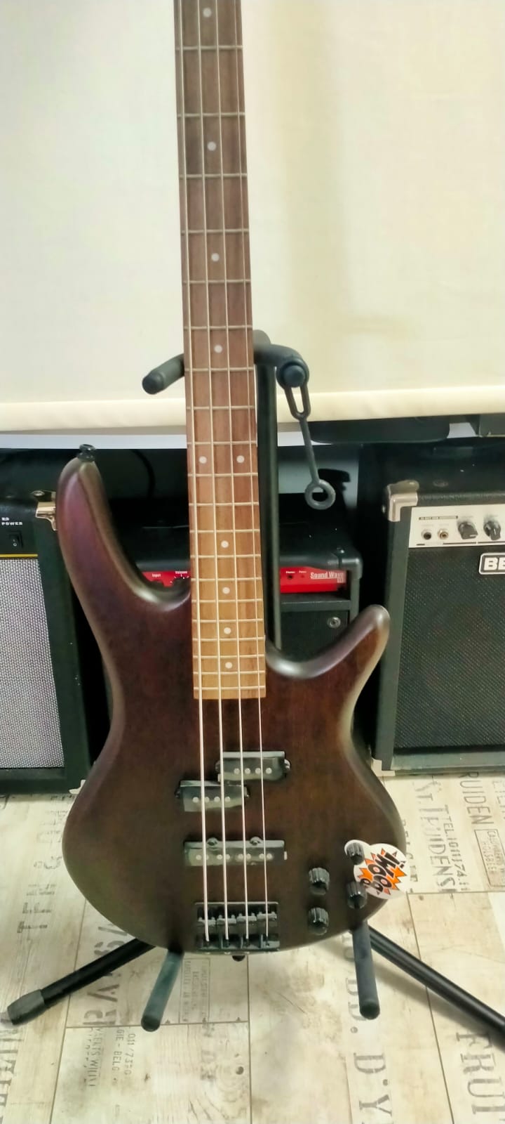 IBANEZ GSR200B-WNF Walnut Flat 4 Telli Elektro Bas Gitar